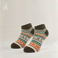ANDALUSIA - Men's Lowcut Tribal Earthtone DT3 Socks
