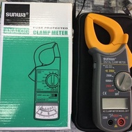 มิเตอร์วัดไฟSUNWA 2017 Clamp Meter Digital มิเตอร์วัดไฟ แคล้มมิเตอร์ คลิปแอมป์ 2017