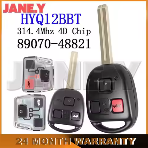 HYQ12BBT Smart Remote Key 314.4Mhz For Lexus GX470 IS300 SC430 ES330 ES300 LS430 RX330 RX350 RX400h 