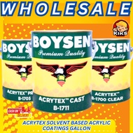 Boysen Acrytex Primer, Acrytex Reducer, Acrytex Cast 4liters Solvent-Based Coatings Paint Suppliers