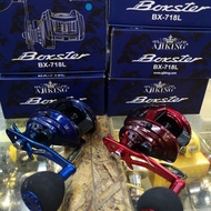 AJIKING BOXSTER BX-718L(BLUE /RED) FISHING REEL