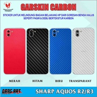 Garskin Skin Carbon Sharp Aquos R2 R3
