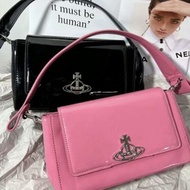 💎鑽石誠信賣家💎 Vivienne Westwood 西太后 漆皮款 中號手提包 拎包 腋下包 法棍包 單肩包