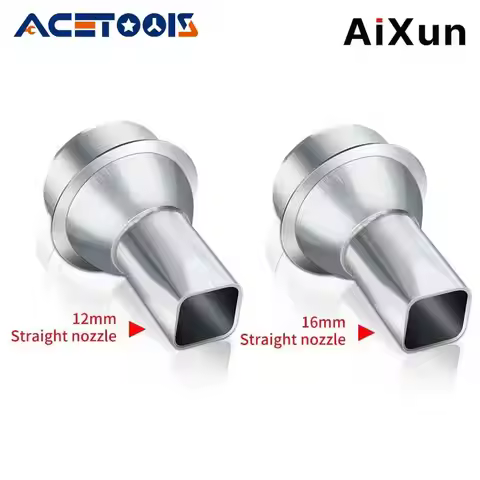 Aixun Square-Opening Hot Air Gun Nozzles Head For CPU Desoldering Supports Aixun H314 / H312 / H310D