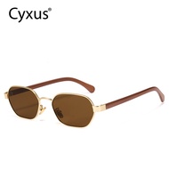 Cyxus Non-polarized Neutral Style Irregular Pattern Fashion Sunglasses 1283