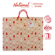 Printed Gift Bag Christmas raindeer large with gift tag 43x12x37cm xMGBL04 - Gift Bags