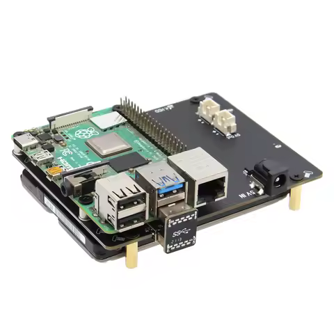 Raspberry Pi 2.5 inch SATA HDD/SSD Shield, X825 V2.0 Storage Expansion Board for Raspberry Pi 4 Mode