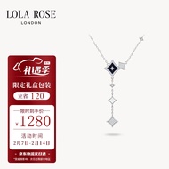 LOLA ROSE罗拉玫瑰闪星长链条项链女情人节礼物送女友