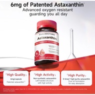 Halal Five Doctors 6mg L-Natural Astaxanthin Highly Efficient Absorption Antioxidant Supplement (30 
