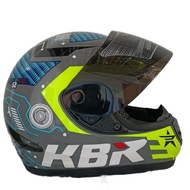 KBR Fullface Helmet NZ Race Motif SNI, COD available, pay on delivery