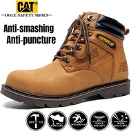 Caterpillar Steel Toe Puncture-proof First Layer Leather Hiking Boots Safety Boots Tooling Mens Boots CAT Martin Boots