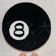No.8 Billiard Ball Carpet Thick Plush Doormat Floor Rug