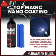 BISA BAYAR DI TEMPAT ! 100% ASLI ! TOP NANO COATING 250 ML BONUS LAP MICROFIBER NANO COATING CERAMIC