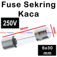 Fuse Fuse Glass Fuse Size 6x30 mm 250VAC