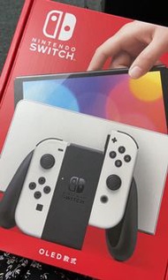 全新行貨》白色Switch(OLED)連Mario Party Game