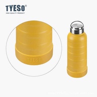 TYESO Caterpillar Thermos Cup Silicone Cup Cover Stainless Steel Sports Base Space Pot Anti-slip Mat