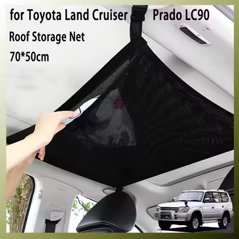 For Toyota Land Cruiser Prado LC90 FZJ90 90 1997~2002 2001 2000 1999 1998 Accessories Ceiling Pocket