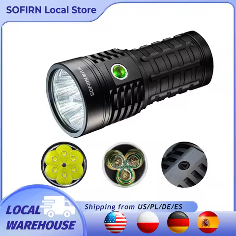 Sofirn Q8 Plus Super Powerful LED Flashlight 16000lm USB C Rechargeable 21700 Anduril 2.0 Torch XHP5