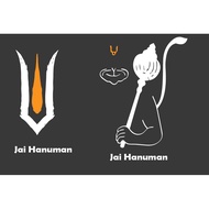 JAI HANUMAN NEW ARRIVAL STICKER| ANJENEYAR| INDIAN GOD| STICKER FOR YOUR CAR BIKE AND LORI