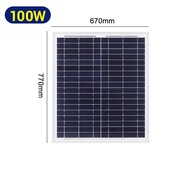 100W/300W Solar Panel 18 Volt Pv Solar Module Solar Cell Panel Generator For Electric Fan and Tv