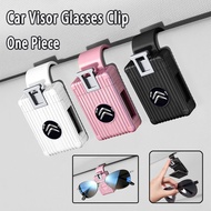 Citroen Car Glasses Clip Creative Luggage Sunglasses Frame Car Sunshade Clip Car Accessories，For Cit