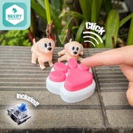 GANTUNGAN Dog Paw Fidget Keychain – Cute & Adorable Fidget Clicker Dog Paw Keychain | Bloxify