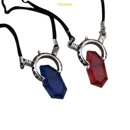 NICE Trendy Dmc Easter  5 Dante Pendant Necklace Red Blue Gem Cosplay Necklaces
