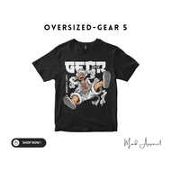 Oversized Gear 5th Strawhat Luffy T-shirt Merch, Luffy T-Shirt Gear 5th Luffy T-shirt Merch