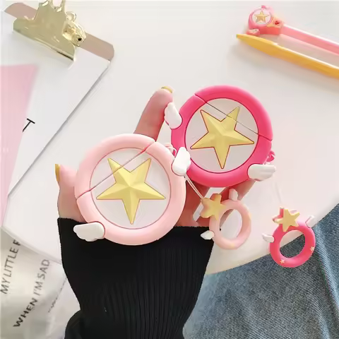 For AirPods 2 Case Cute Cartoon Cute Character Anime Cardcaptor Sakura Soft Silicone Cases For Apple
