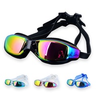 [Taiwan Shipment] 150-800 Degree Myopia Swimming Goggles Anti-Fog Waterproof Men Women Electroplatin