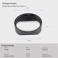 LH-LQ343B Metal Lens Hood For Leica Q3-43 金屬遮光罩