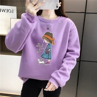 [AMYGO] Sweatshirt Woman Oversized Sweatshirts Women Plus Size Blaus Baju Perempuan Ladies Blouse Women Wanita Lengan Panjang