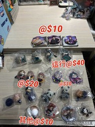 咒術迴戰 扭蛋、襟章 虎杖悠仁、伏黑惠、狗卷棘、釘崎野薔薇、禪院真希、貓熊、伊地知