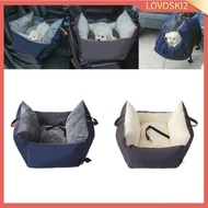 [Lovoski2] Lightweight Dog Cats Cars Seat Seat Carrier Cage Bed Armrest Box Leash