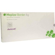 Molnlycke Mepilex Border Ag Foam Dressing 10x20cm (1 Piece)
