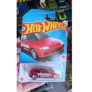 MERAH Japan CARD!! Civic EG RED Hot wheels