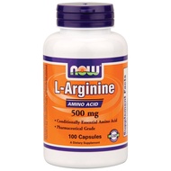 Now Foods L-Arginine 500 mg - 100 Caps 6 Pack