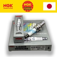 100%ORIGINAL IZFR6K13 (6774) (4PCS) HONDA Fit 2007-13, Accord 2003-07, CRV 2006-, LASER IRIDIUM SPAR