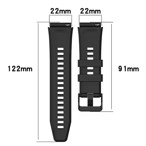 22mm Official Silicone Watchband For Honor Watch GS3 Smart Watch Accessories For Honor Watch GS 3 St
