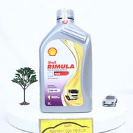 Shell Rimula R4 Plus SAE 15W-40 1 Liter Api CI-4/CH-4 Oli Mobil Mesin Diesel Pelumas Synthetic Dynam