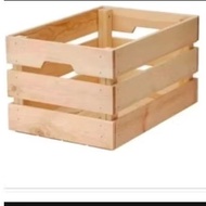Wooden crate packing box