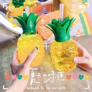 Ins Style Summer Disposable Creative Water Cup Female Cute PET Plastic Straw Cup Summer ins Style Cu
