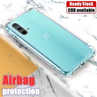 【Crystal Clear】For OnePlus Nord CE 5G EB2101 EB2103 Soft Rubber Gel Jelly Case Transparent Military 