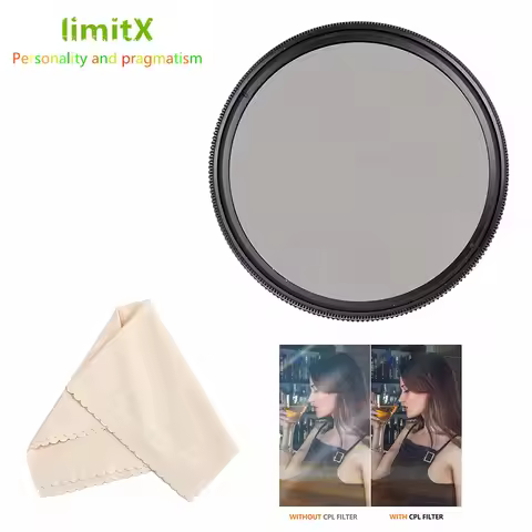 Circular Polarizer CPL Filter For Panasonic DC FZ80 FZ82 FZ83 FZ85 FZ70 FZ72 FZ30 FZ50 Sony H400 HX3