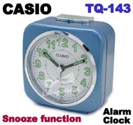 Casio TQ143 Travel Desk "WAKE UP" Alarm Clock Resin Case
