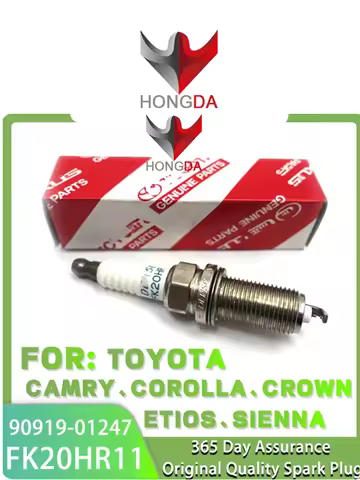HONGDA Hot Sale Iridium Spark Plug 90919-01247 FK20HR11 For Toyota Camry Highlander RAV4 Lexus V6 3.