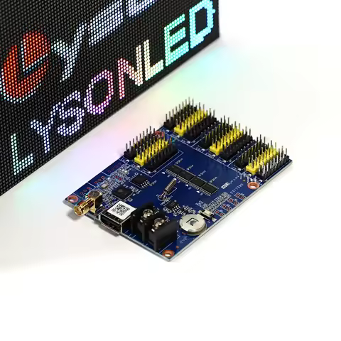 Huidu HD-W63 Single Color Wifi LED Control Card with HUB12 and HUB08 Ports Work for P4.75 P10 Dual-c