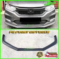 💥READY STOCK💥 Honda City GM6 Facelift * 2017 ~ 2019 * PU Front Diffuser / Front LIP / Getah / Mantap