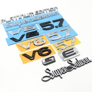 For PLATINUM EDITION 5.7 V6 G E SUPER SALOON Rear Trunk Tailgate Letter Words Logo Emblem Nameplate 
