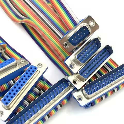 1pcs D-SUB DB9 DB15 DB25 DB37 DIDC 9 15 25 37Pin Male Female Cable D-SUD Serial Port Connector Adapt